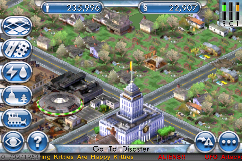 SimCity iPhone screen 2